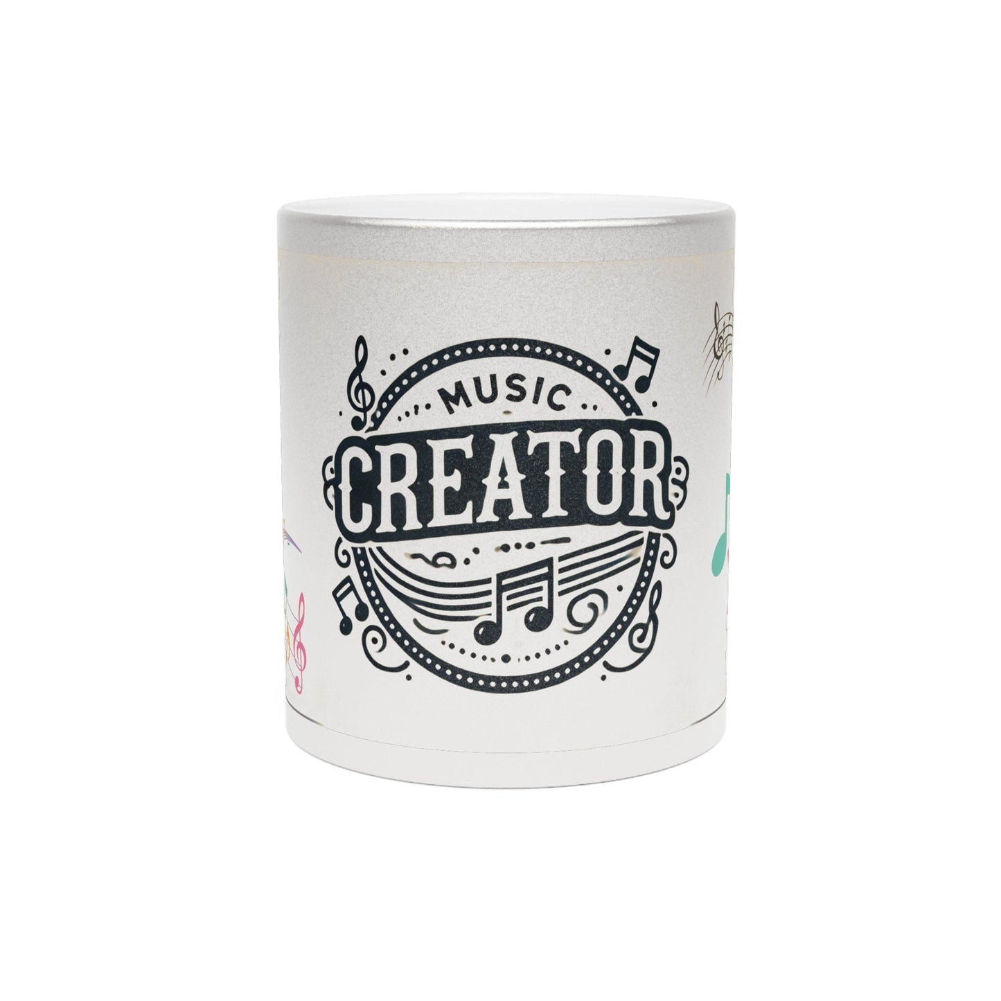 Music Creator Metallic Mug – Elegant Silver & Gold Finish Options - Jack Righteous