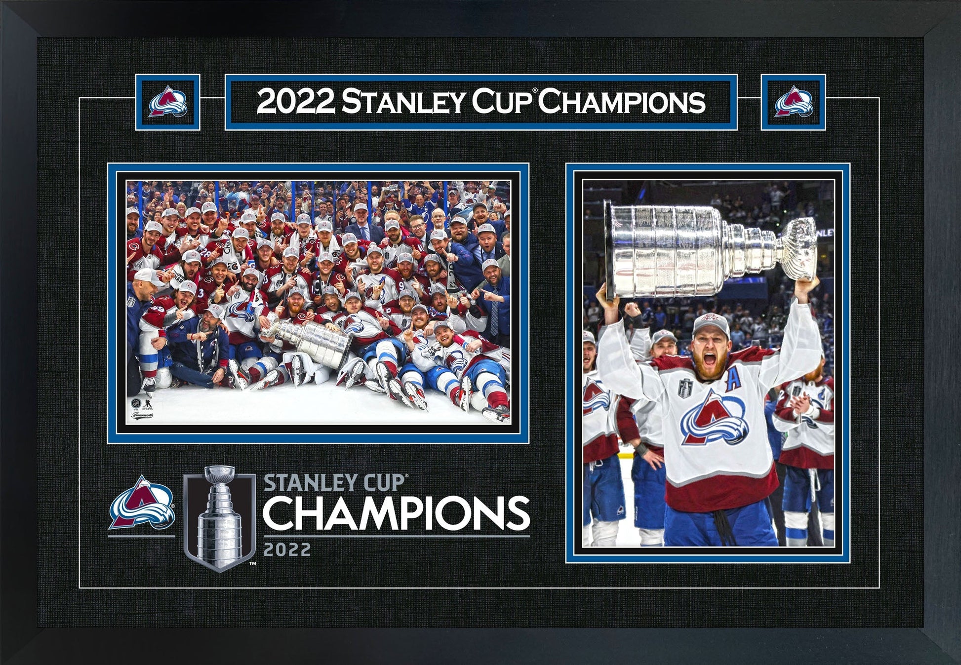 Nathan MacKinnon Framed Colorado Avalanche 18X26 2022 Stanley Cup Collage - Jack Righteous