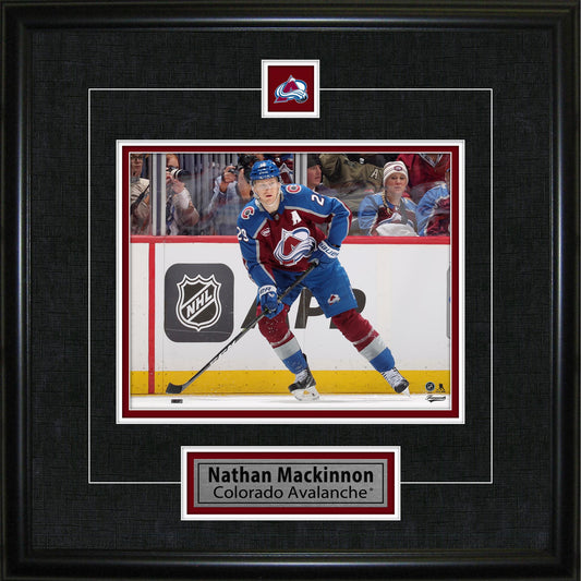 Nathan Mackinnon Framed Pin & Plate Colorado Avalanche - Jack Righteous