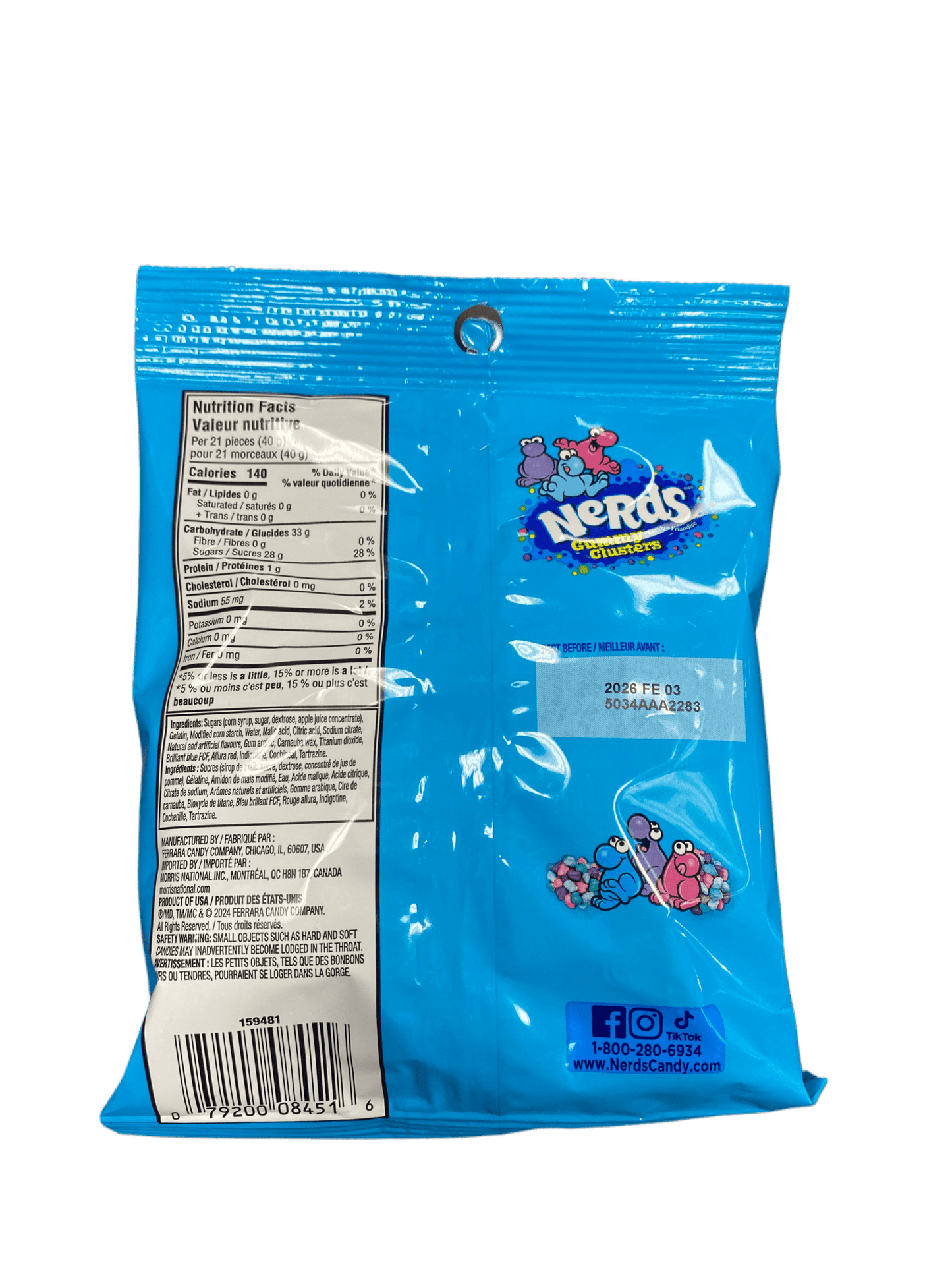 Nerds Very Berry Gummy Clusters - 5OZ - Jack Righteous