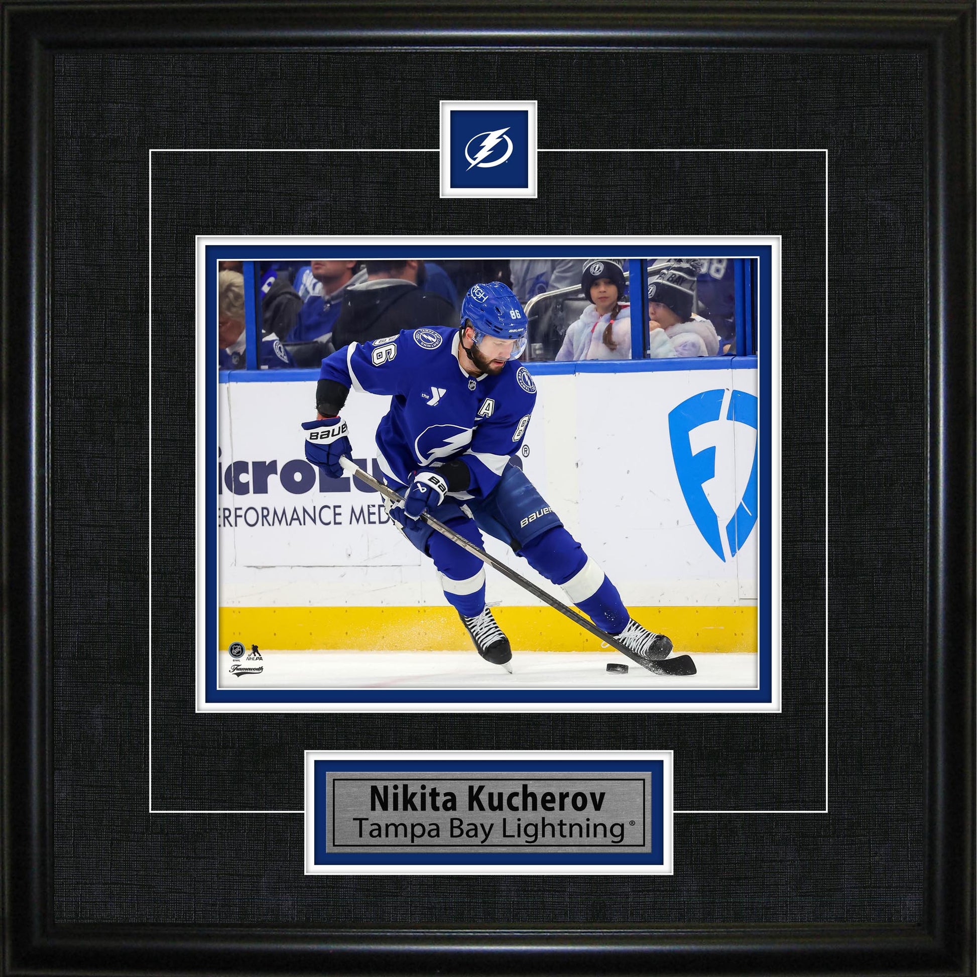 Nikita Kucherov Framed Pin & Plate Tampa Bay Lightning - Jack Righteous