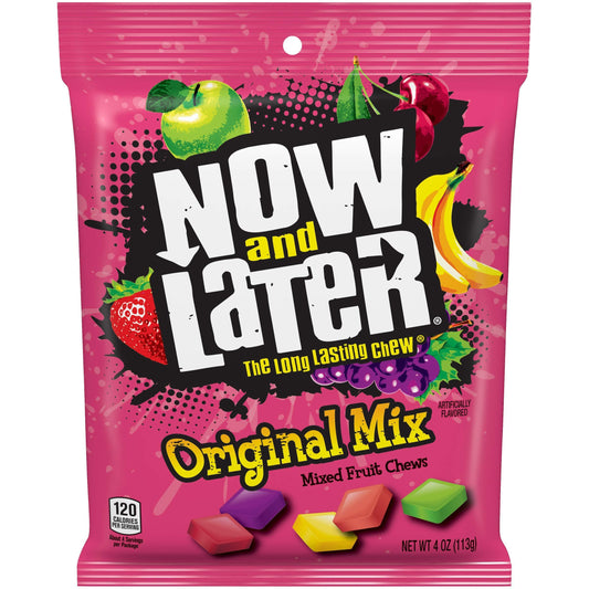 Now And Later Original Mix Candy Bag 4OZ
