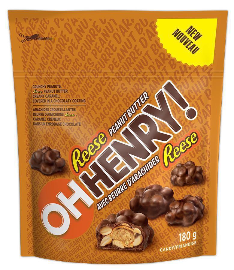 OH HENRY! Bite Sized Pieces with REESE Peanut Butter Bag