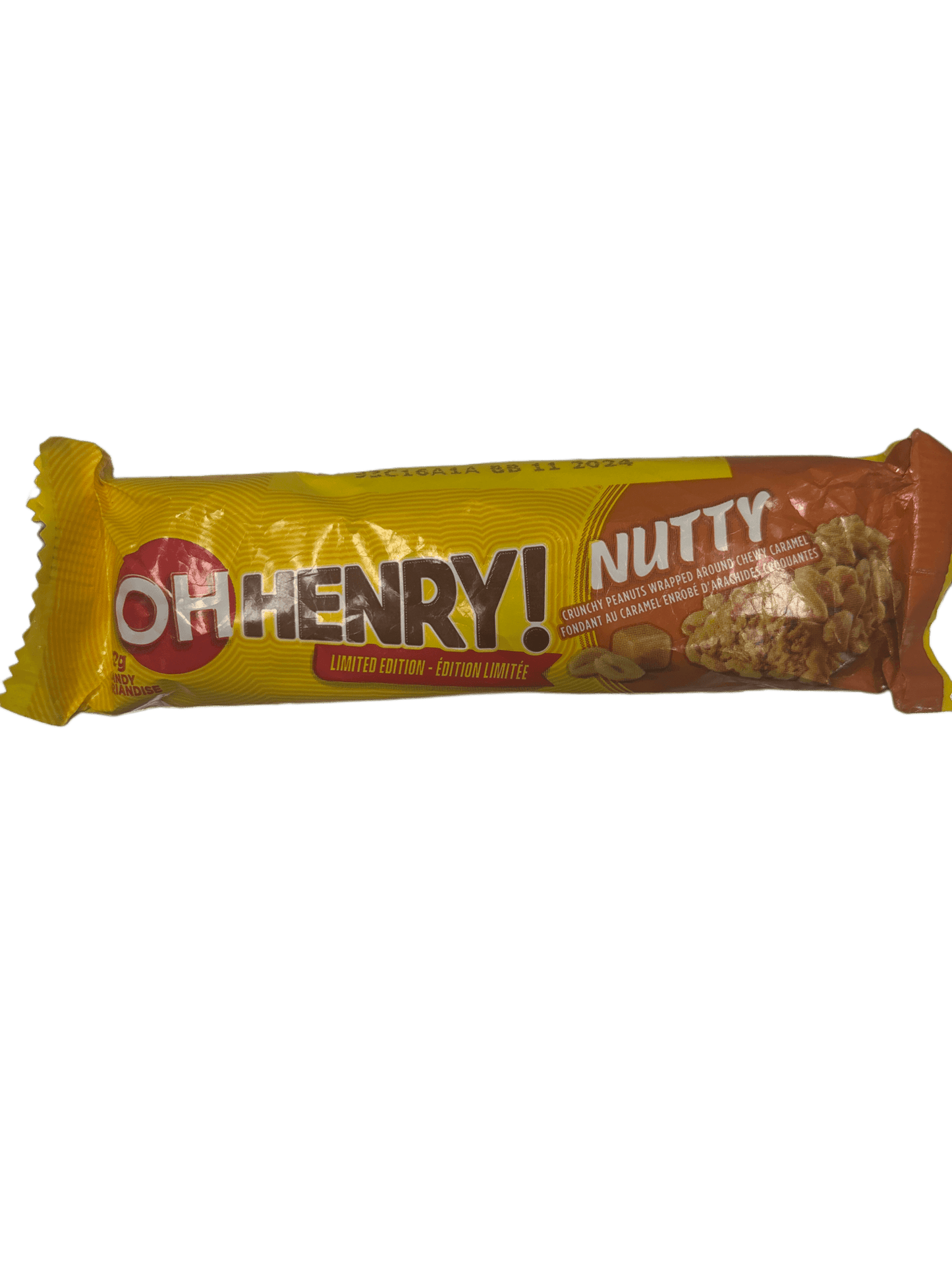 Oh Henry Nutty Peanuts Around Chewy Caramel 52G Limited Edition - Jack Righteous