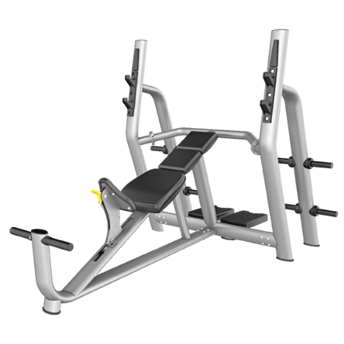 Olympic Incline Bench with Barbell Support, Spotter and Plate Holders (AN59) - Jack Righteous