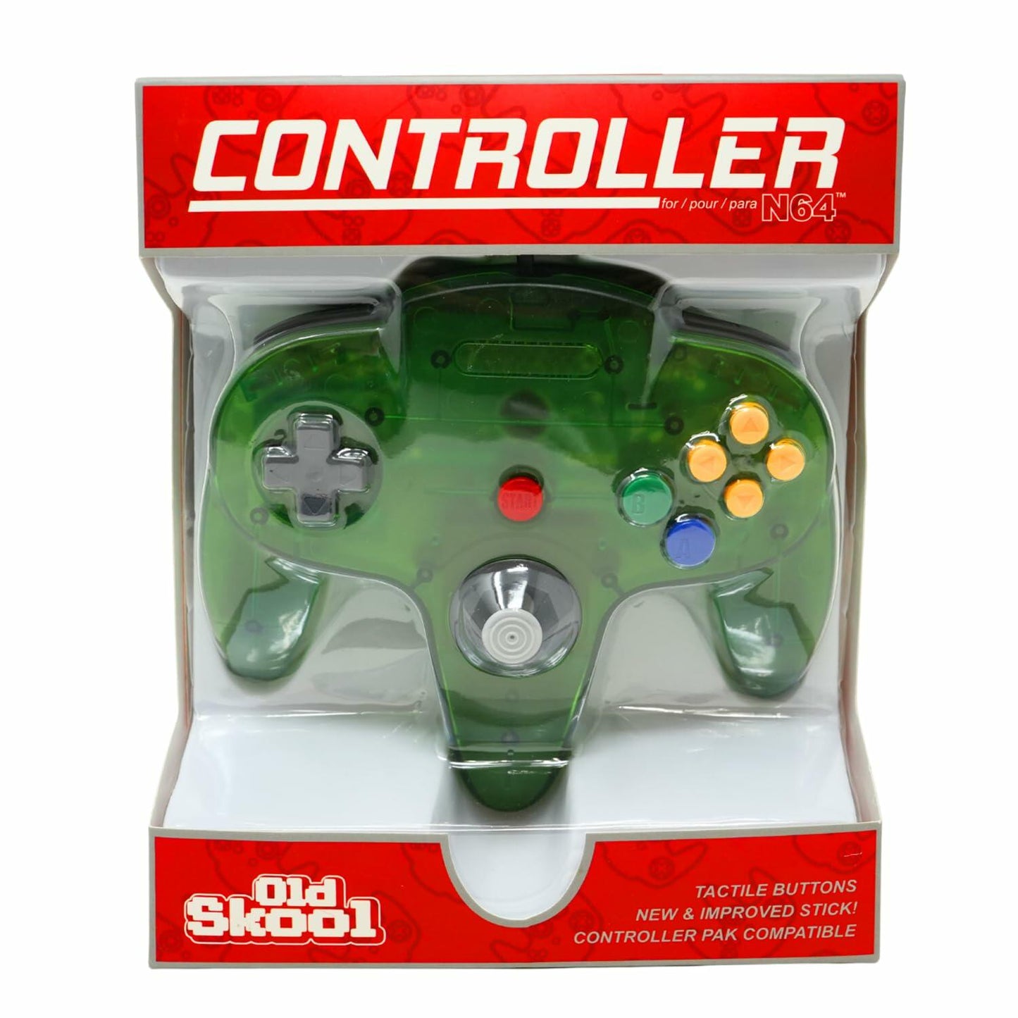 Controller for N64 Translucent Green