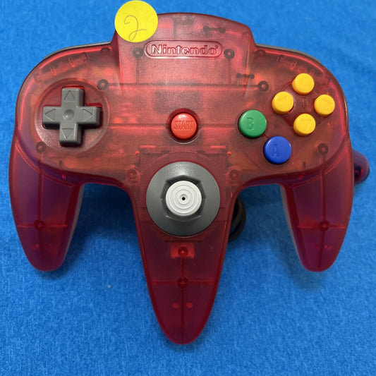 Controller for N64 Translucent Red