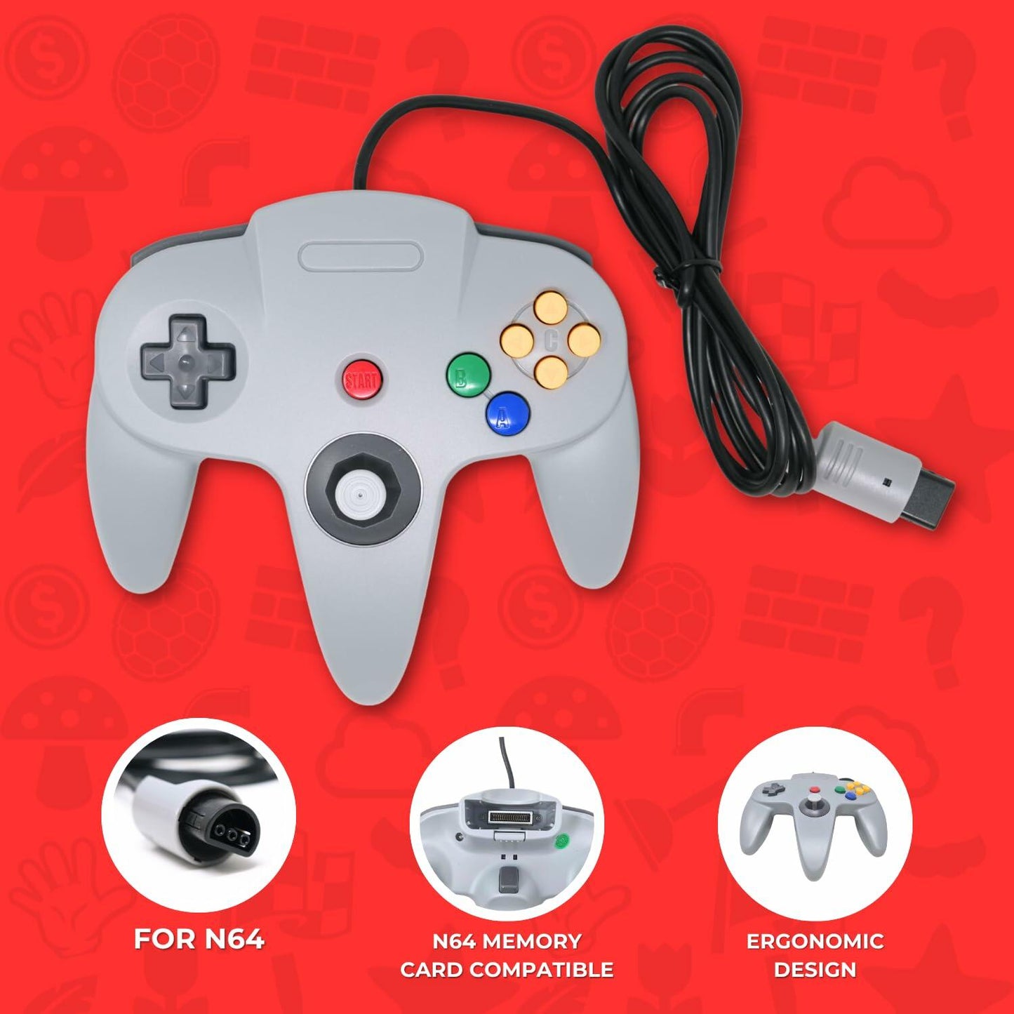 Controller for N64 Gray