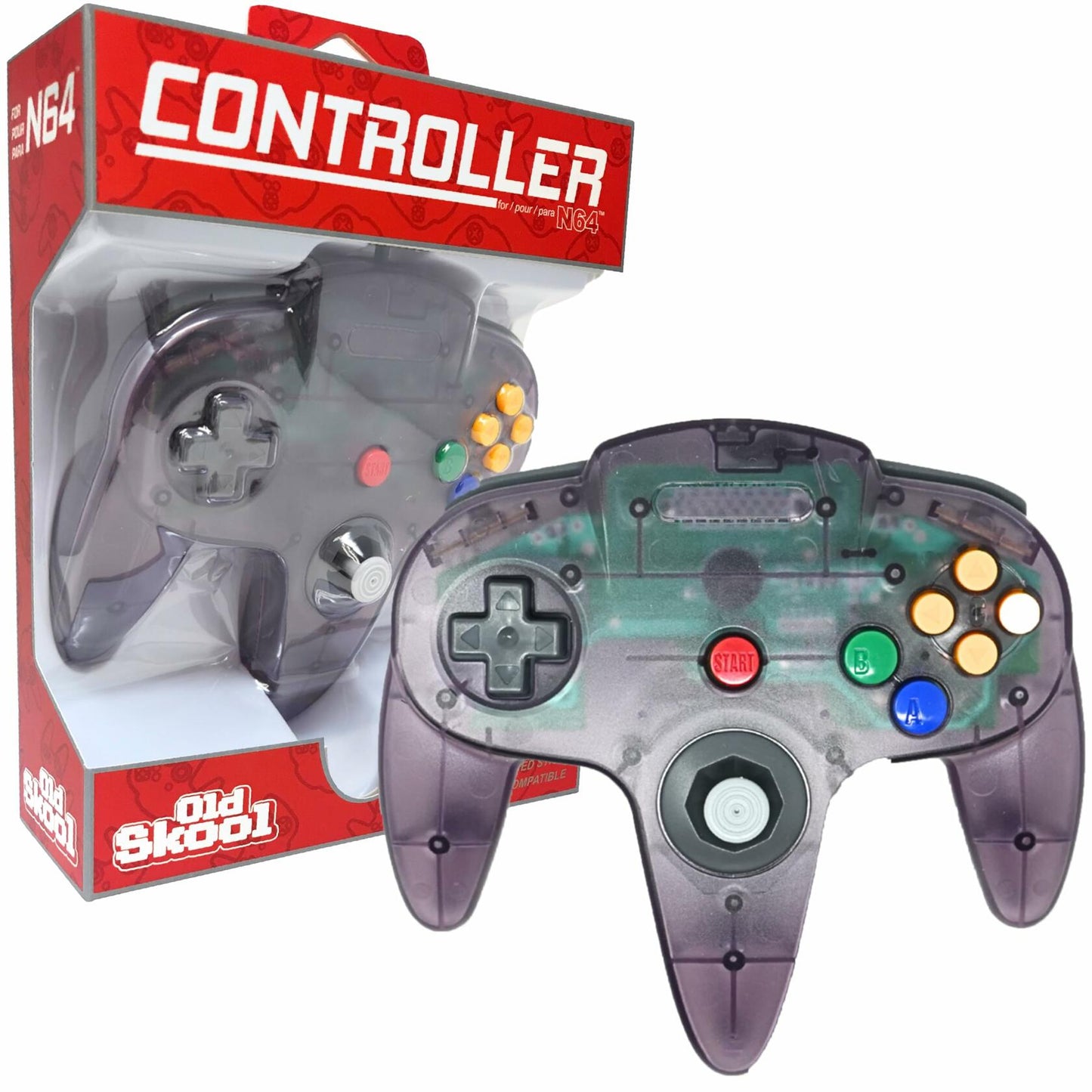 Controller for N64 Translucent Violet