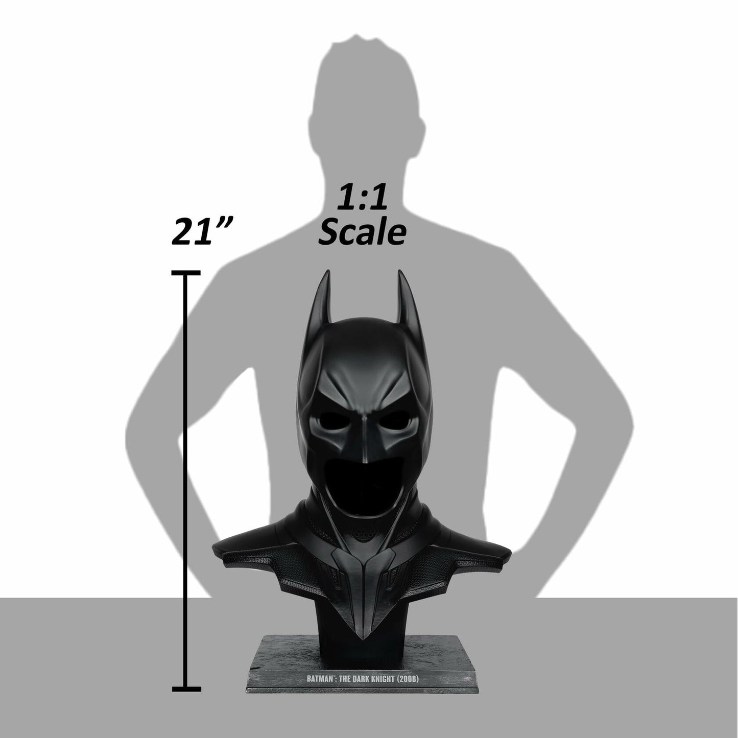 The Dark Knight 2008 Batman 1:1 Cowl Replica