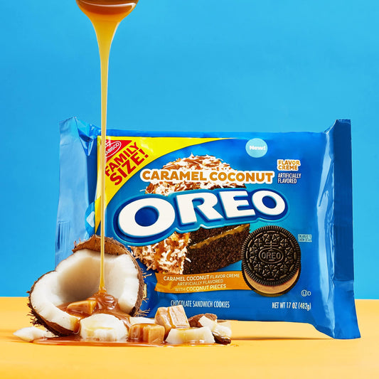 Oreo Caramel Coconut Family Size - 482G