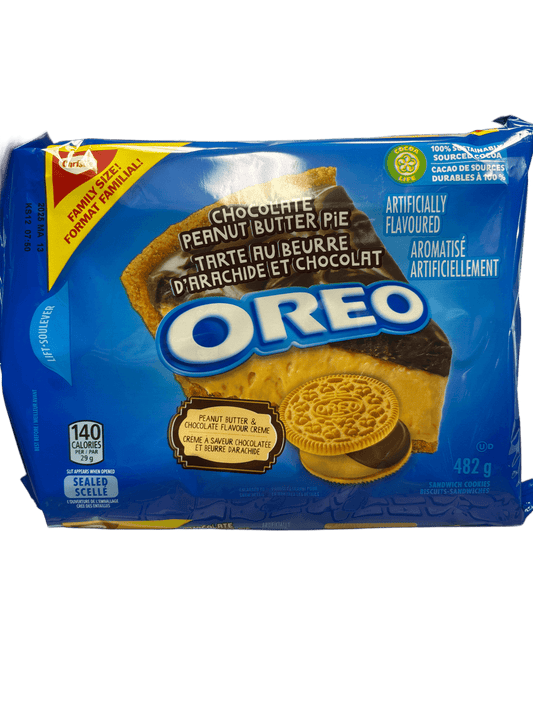 Oreo Chocolate Peanut Butter Pie Family Size 482G - Canadian Edition - Jack Righteous