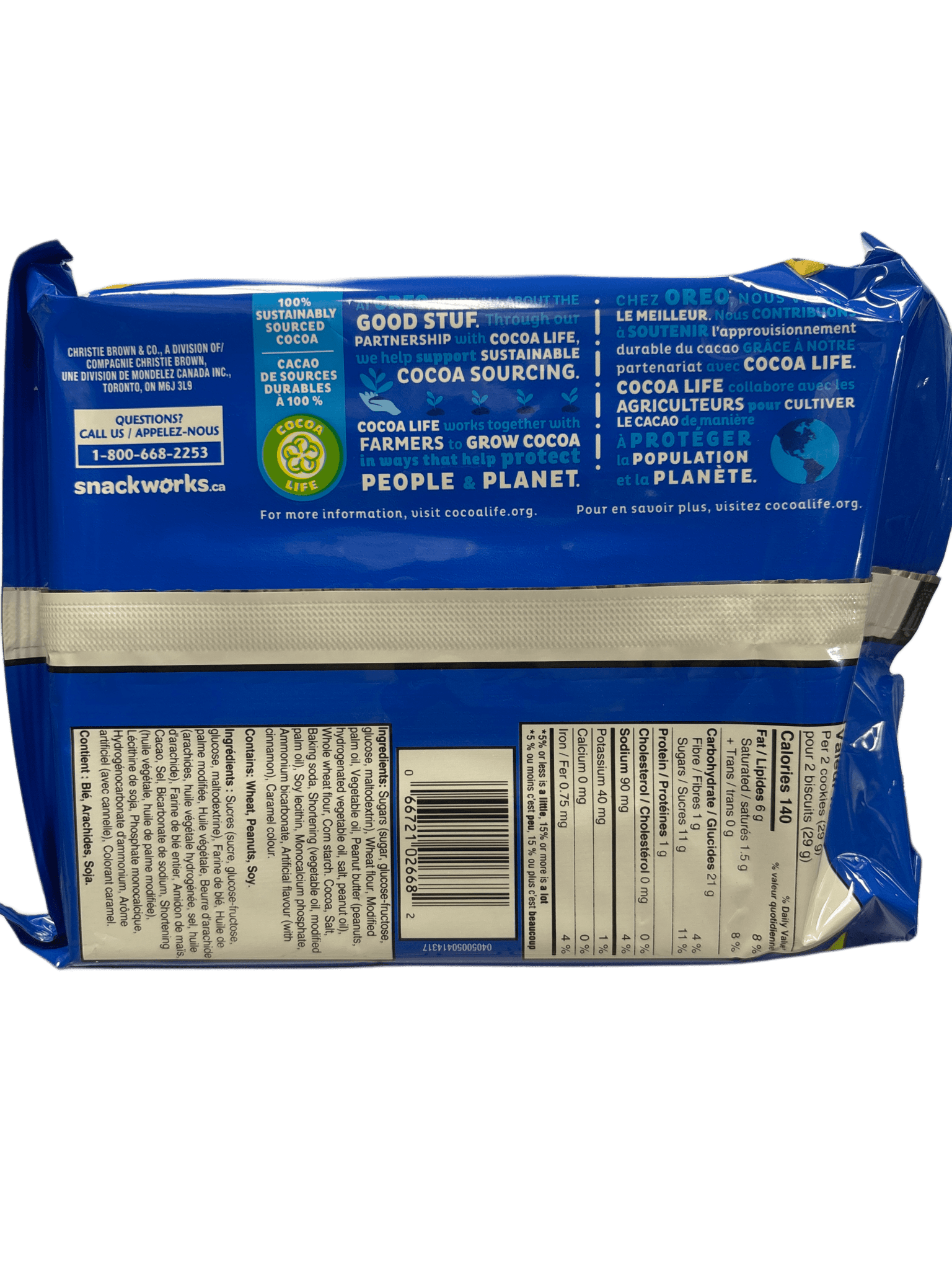 Oreo Chocolate Peanut Butter Pie Family Size 482G - Canadian Edition - Jack Righteous