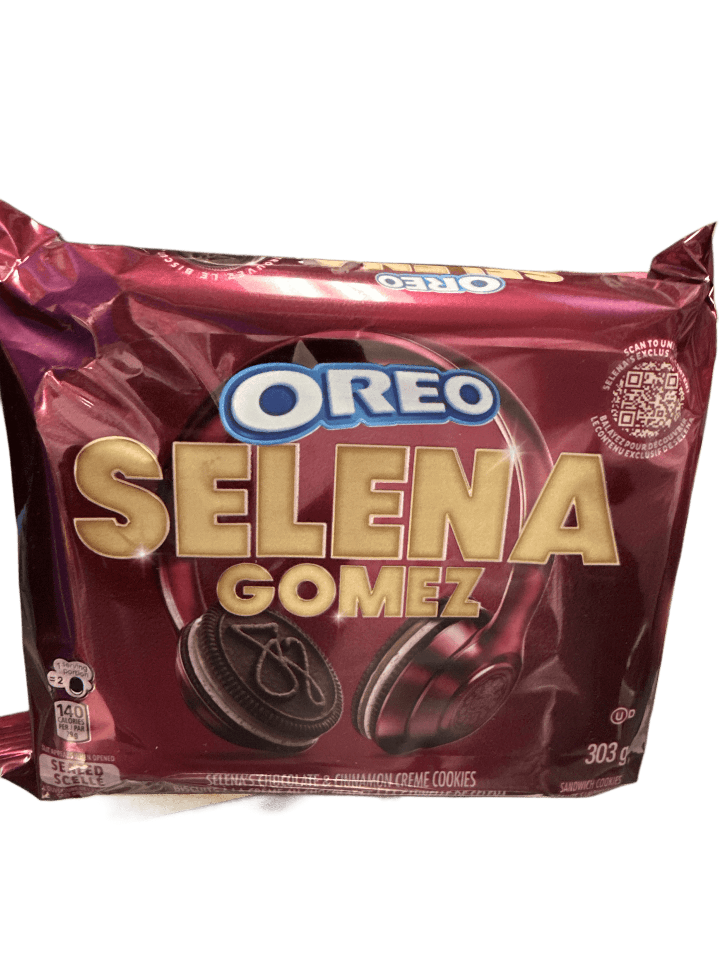 Oreo Selena Gomez Chocolate and Cinnamon Cream Cookies 303G - U.S Edition - Jack Righteous
