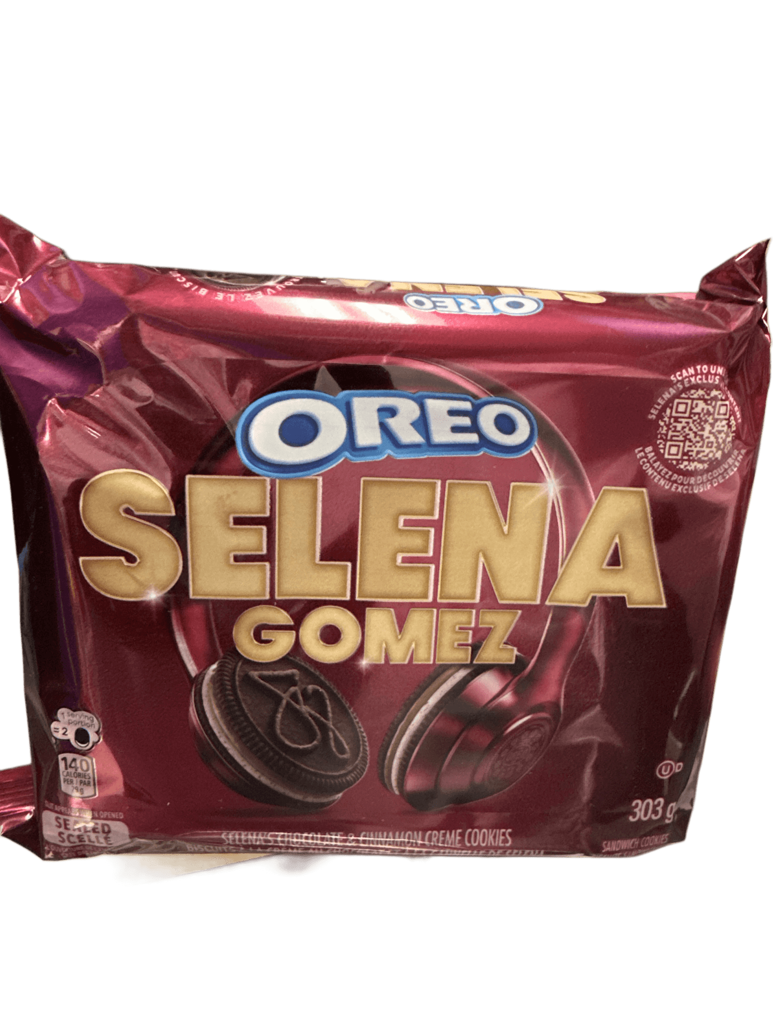 Oreo Selena Gomez Chocolate and Cinnamon Cream Cookies 303G - U.S Edition - Jack Righteous