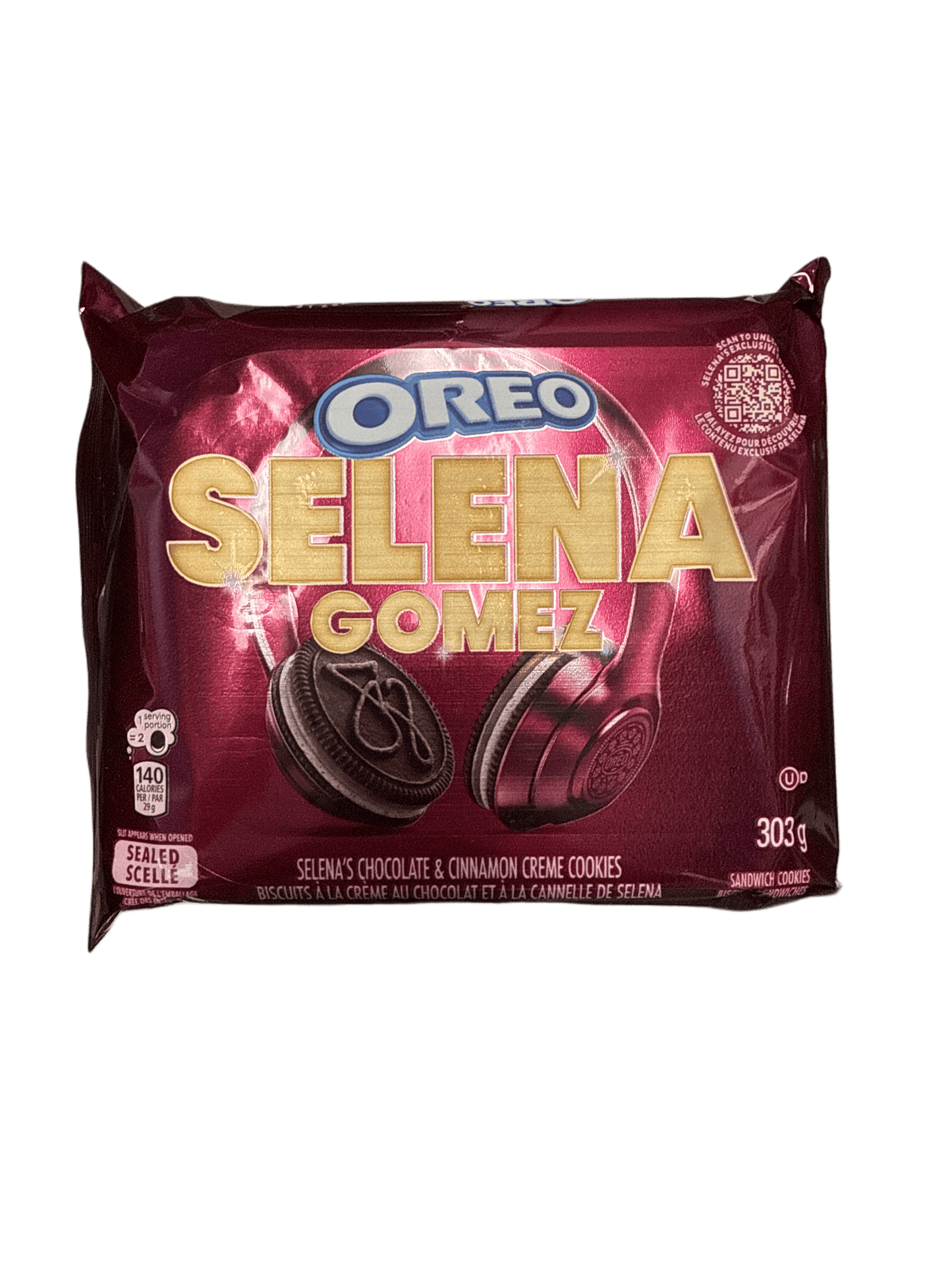 Oreo Selena Gomez Chocolate and Cinnamon Cream Cookies 303G - U.S Edition - Jack Righteous