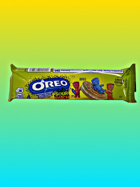 Oreo Sour Patch Kids 4 Cookie Sleeve Limited Edition 2.04OZ