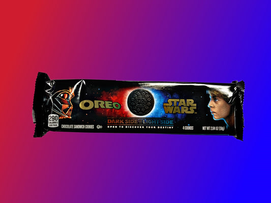 Oreo Star Wars Dark Side Or Light Side 4 Cookies 2.04OZ