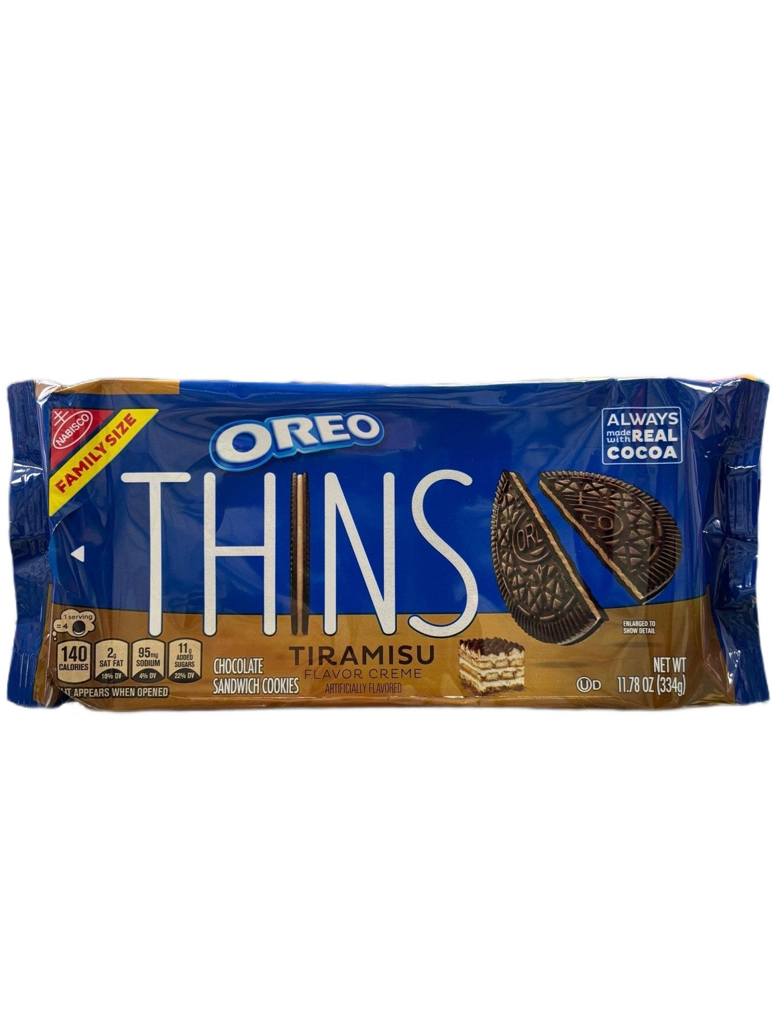 Oreo Thins Tiramisu Family Size 11.78OZ - Jack Righteous