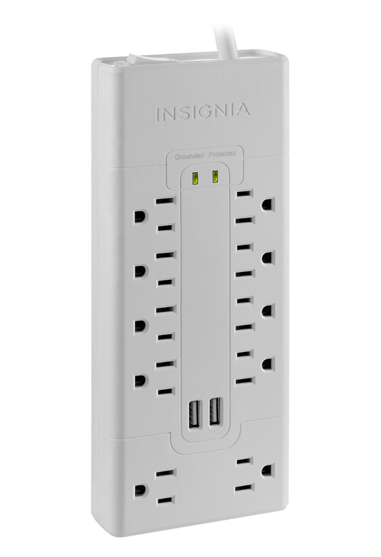 Parasurtenseur à 10 prises avec 2 ports USB d'Insignia - Jack Righteous