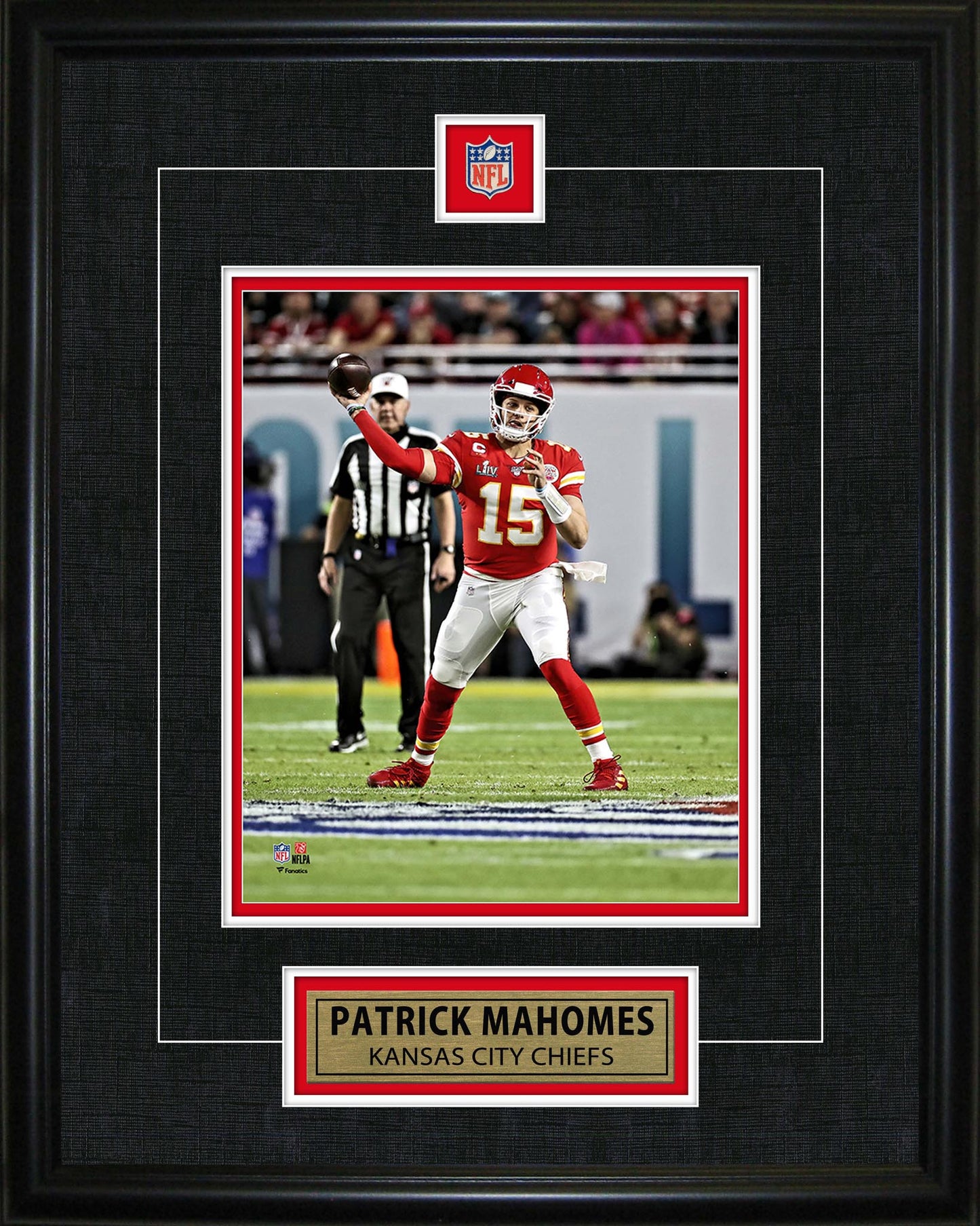 Patrick Mahomes Framed Pin & Plate Chiefs SBLIV - Jack Righteous