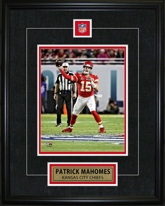 Patrick Mahomes Framed Pin & Plate Chiefs SBLIV - Jack Righteous
