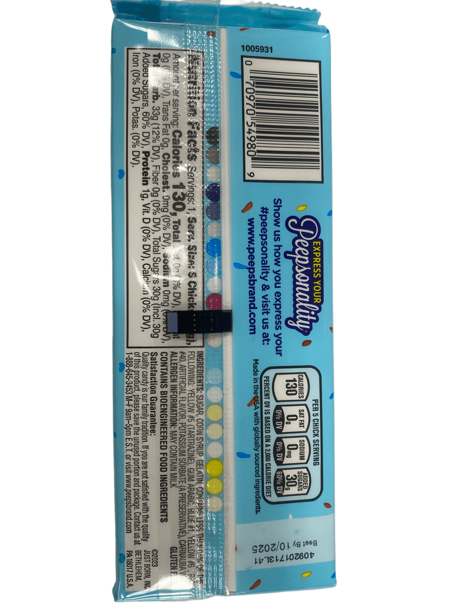 Peeps Marshmallow Party Cake Chicks Easter 5 PK - Jack Righteous