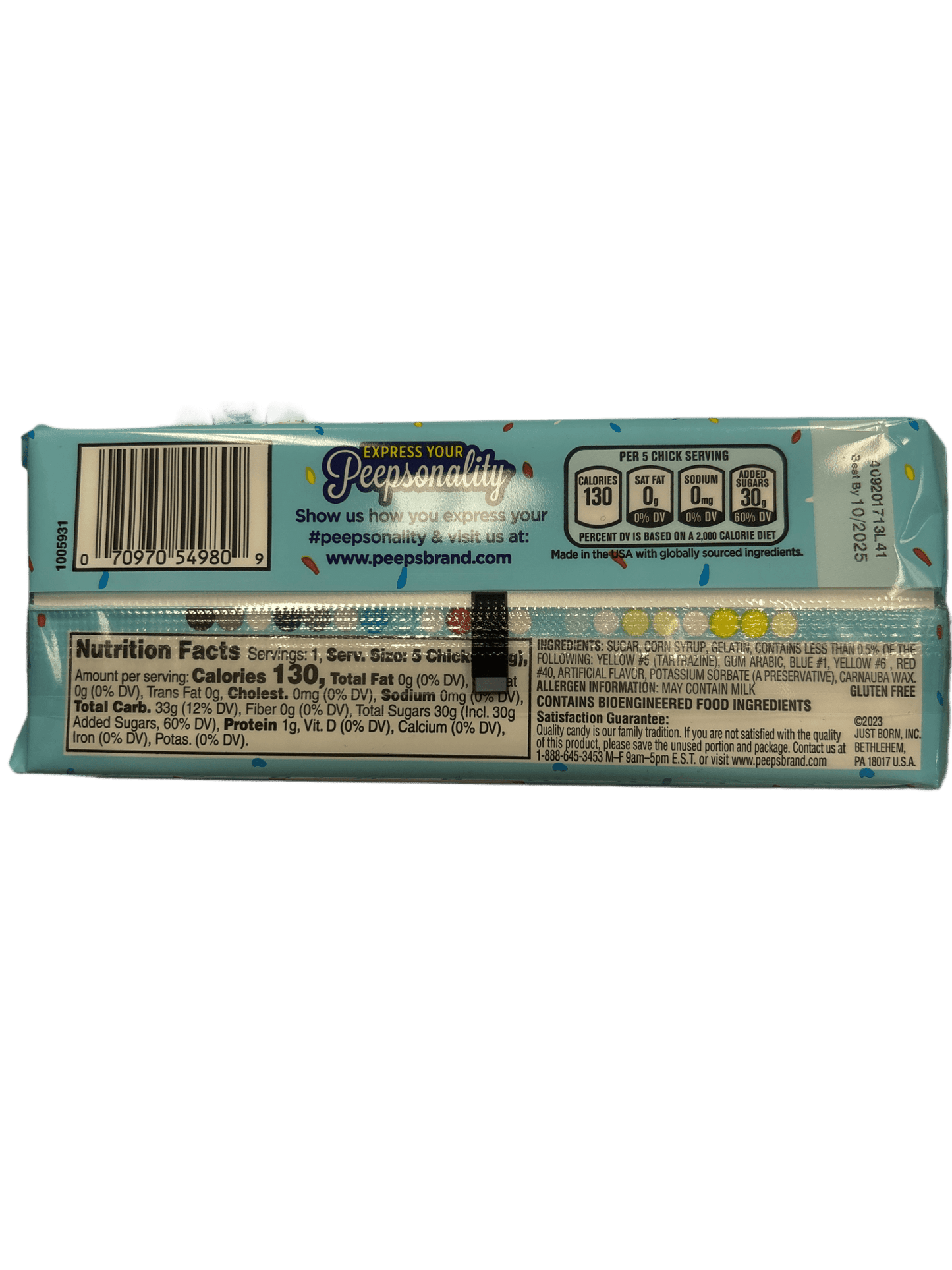 Peeps Marshmallow Party Cake Chicks Easter 5 PK - Jack Righteous