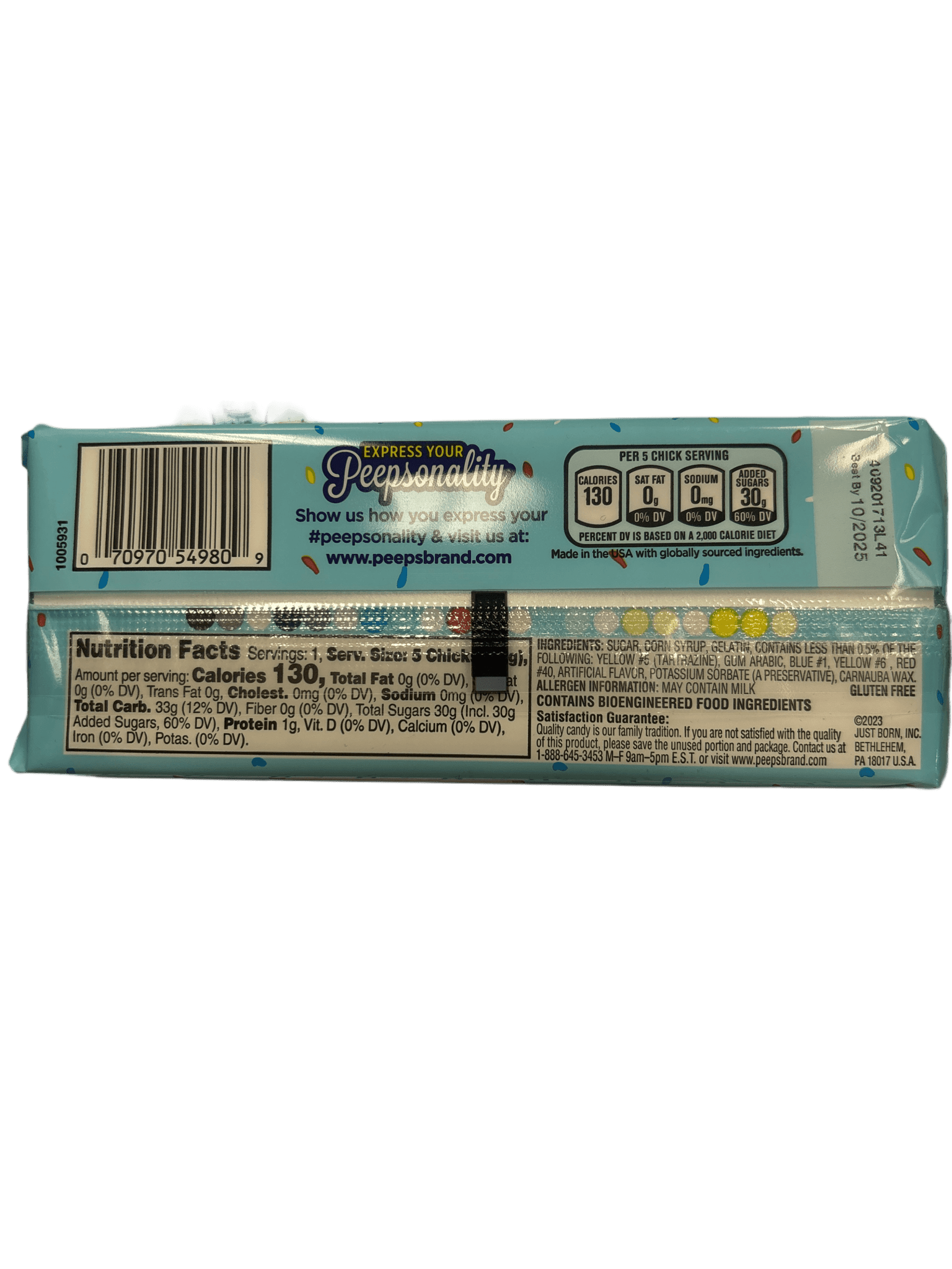 Peeps Marshmallow Party Cake Chicks Easter 5 PK - Jack Righteous