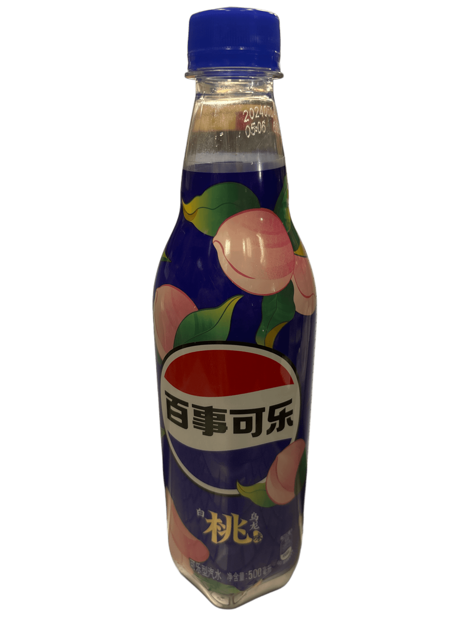 Pepsi White Peach Oolong Bottle 500ML Chinese Edition - Jack Righteous