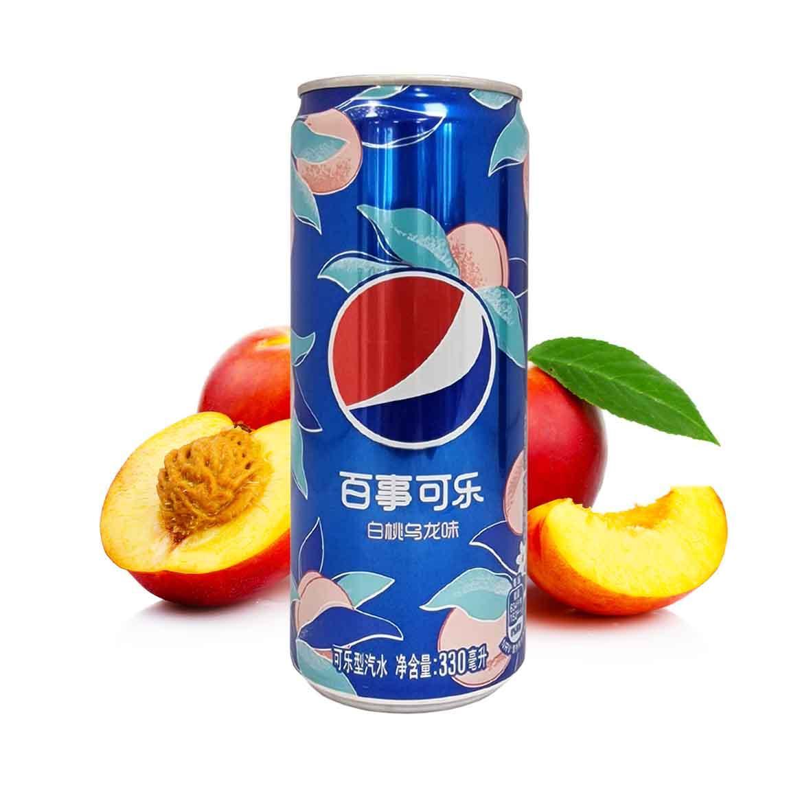 Pepsi White Peach Oolong Can 330ML - Jack Righteous
