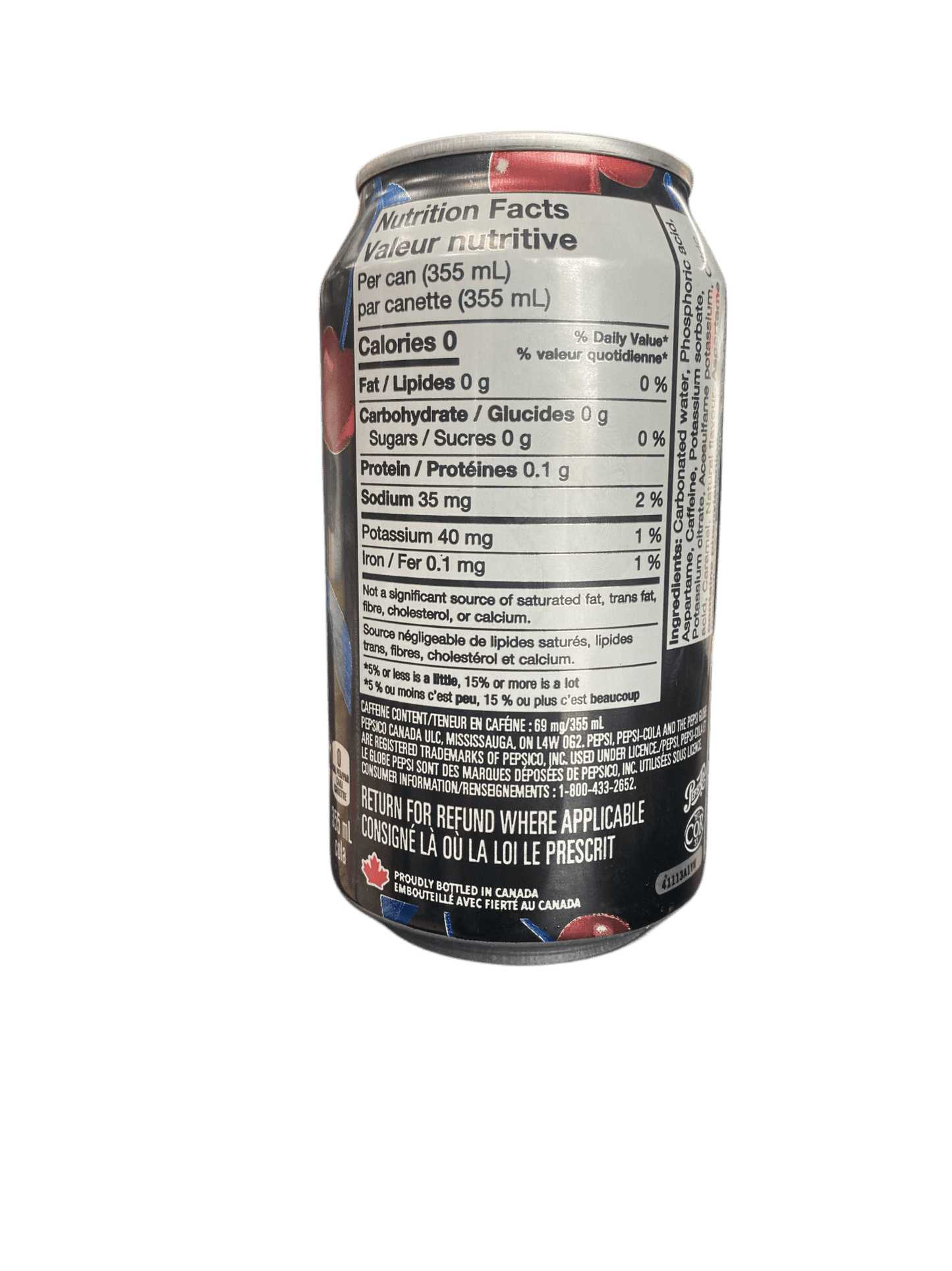 Pepsi Zero Sugar Cherry 355ML - Jack Righteous