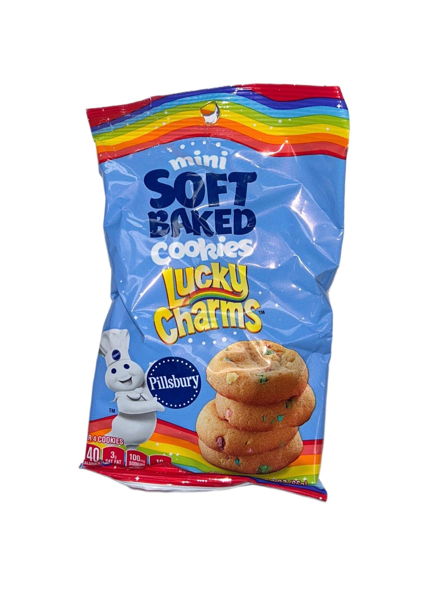 Pillsbury Mini Soft Baked Cookies Lucky Charms - 3OZ