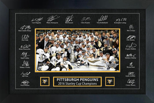 Pittsburgh Penguins 2016 Stanley Cup Replica Signature Frame - Jack Righteous