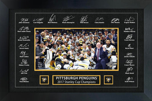 Pittsburgh Penguins 2017 Stanley Cup Replica Signature Frame - Jack Righteous