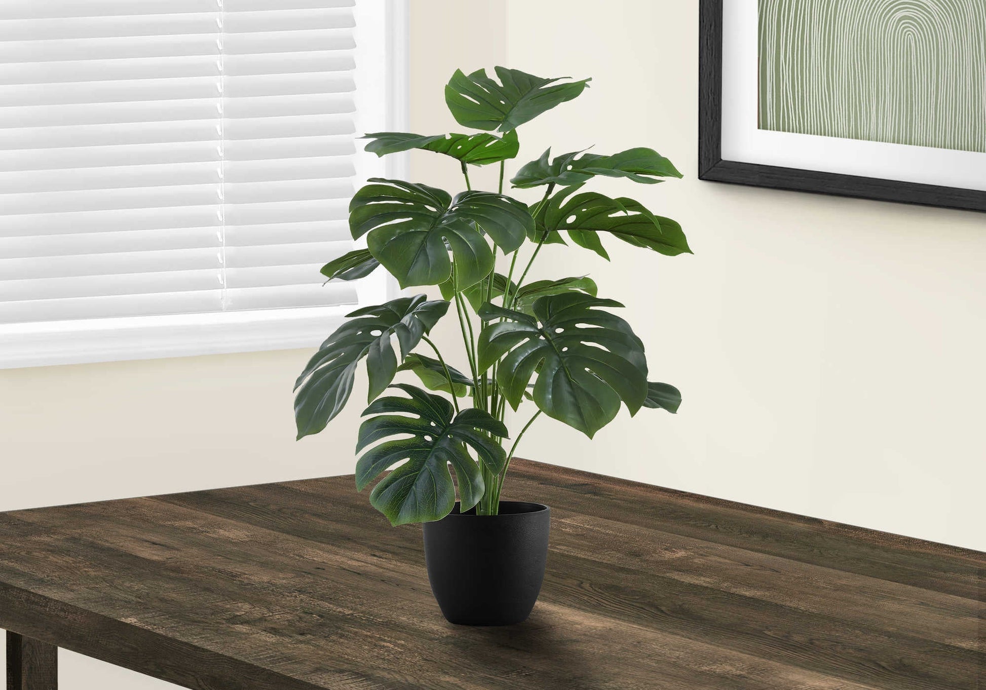 Plante artificielle - Monstera Intérieur Pot 5'', 24''H - Monarch (I 9576) - Jack Righteous