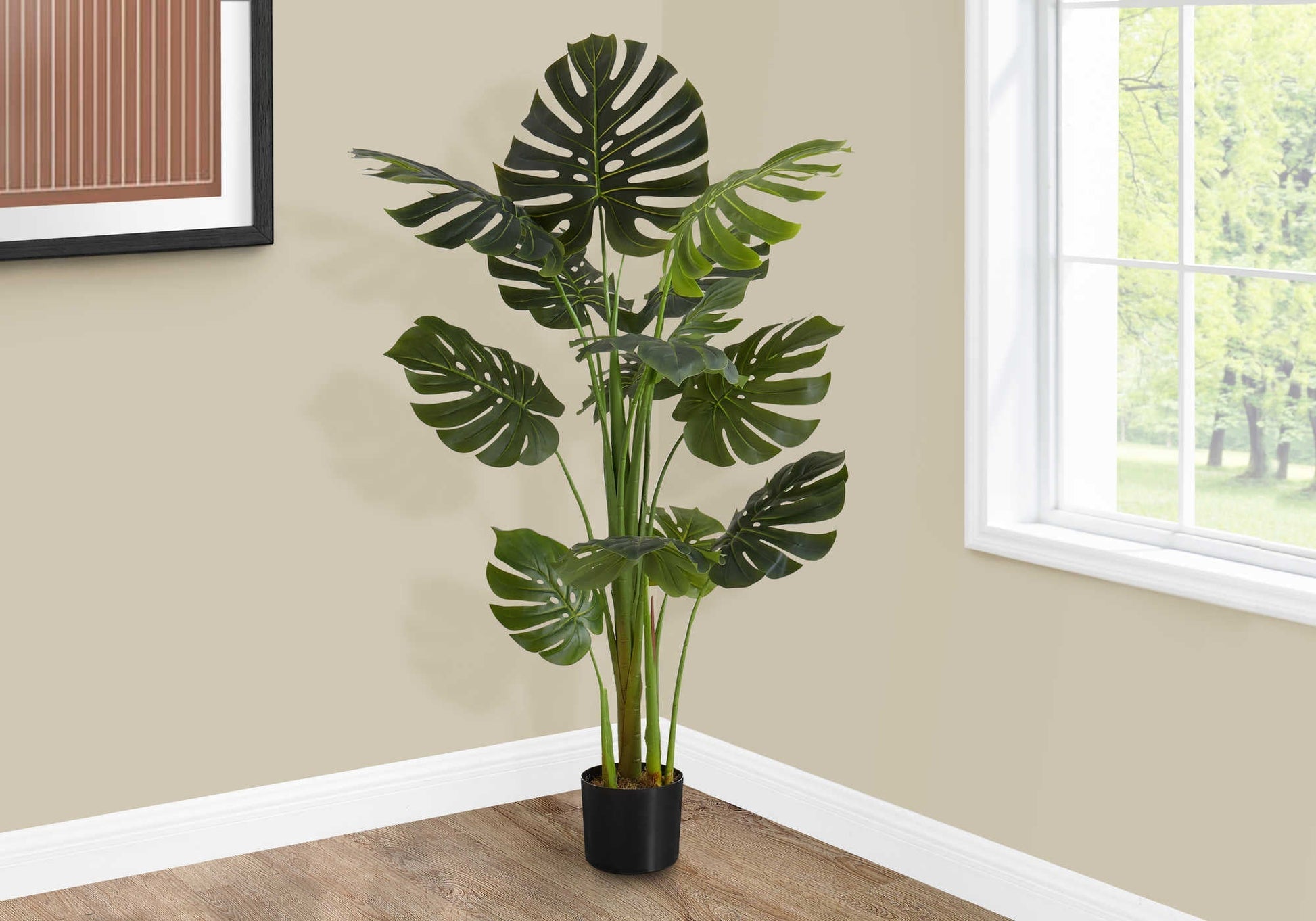 Plante artificielle - monstera intérieur pot 6", 55"H - Monarch (I 9548) - Jack Righteous