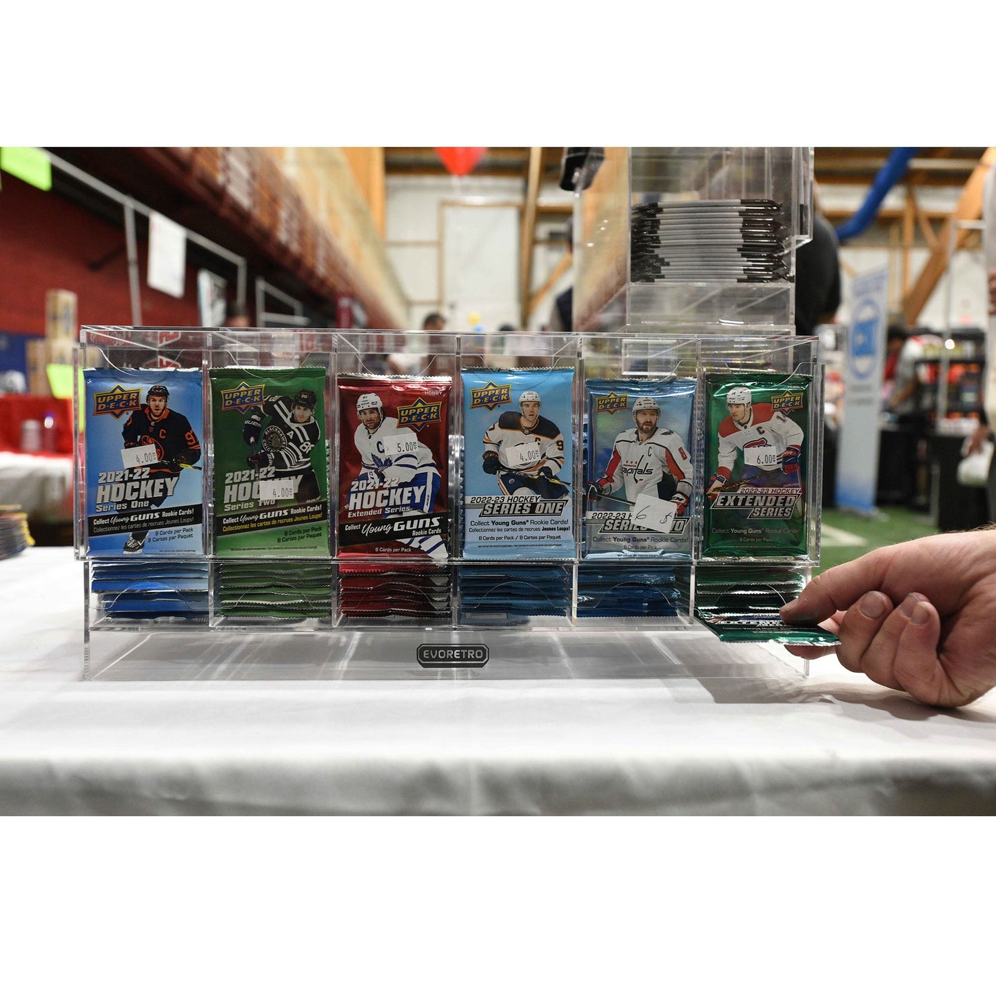 Pokémon Booster Pack 6 - Slot Acrylic Display Dispenser - 4 Packs - Jack Righteous