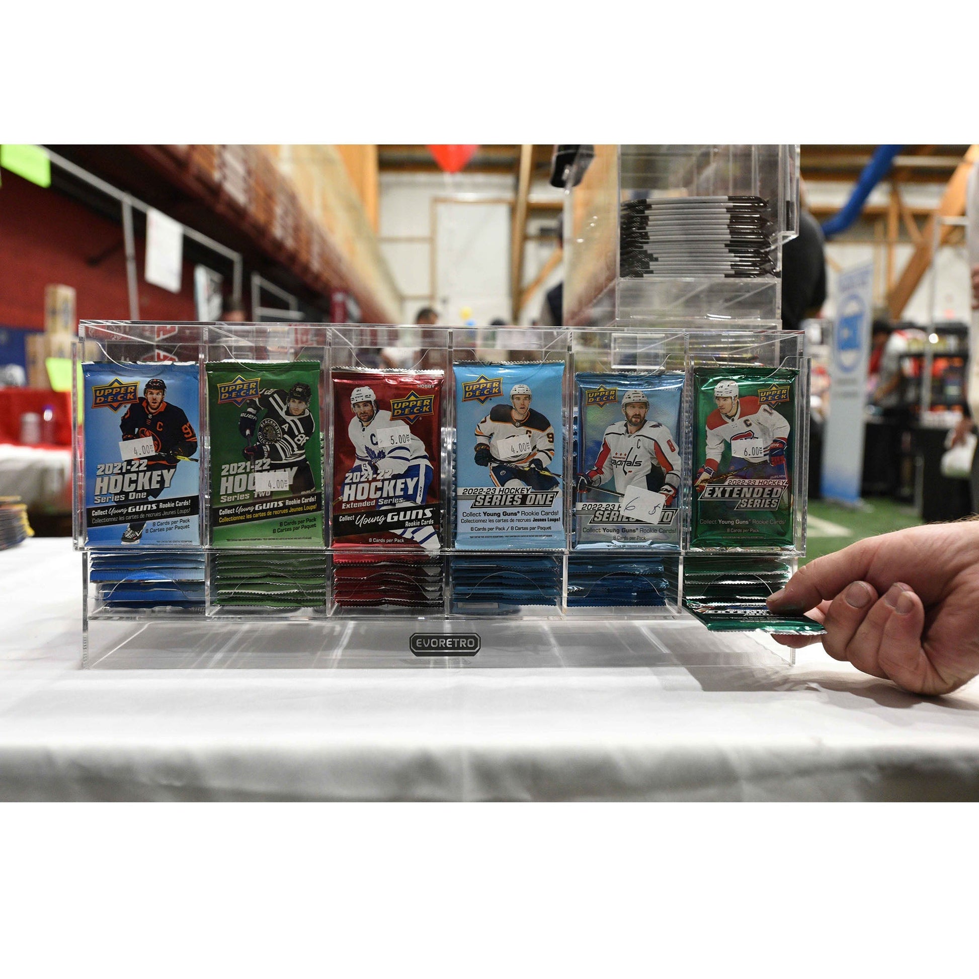 Pokémon Booster Pack 6 - Slot Acrylic Display Dispenser - 4 Packs - Jack Righteous