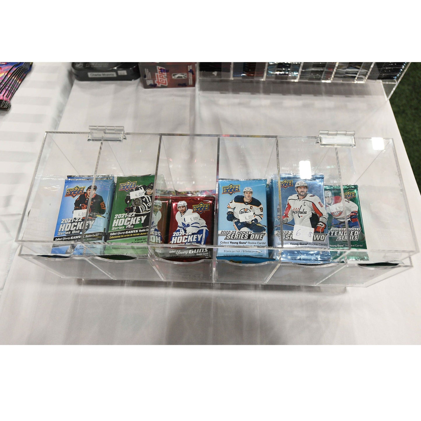 Pokémon Booster Pack 6 - Slot Acrylic Display Dispenser - 4 Packs - Jack Righteous