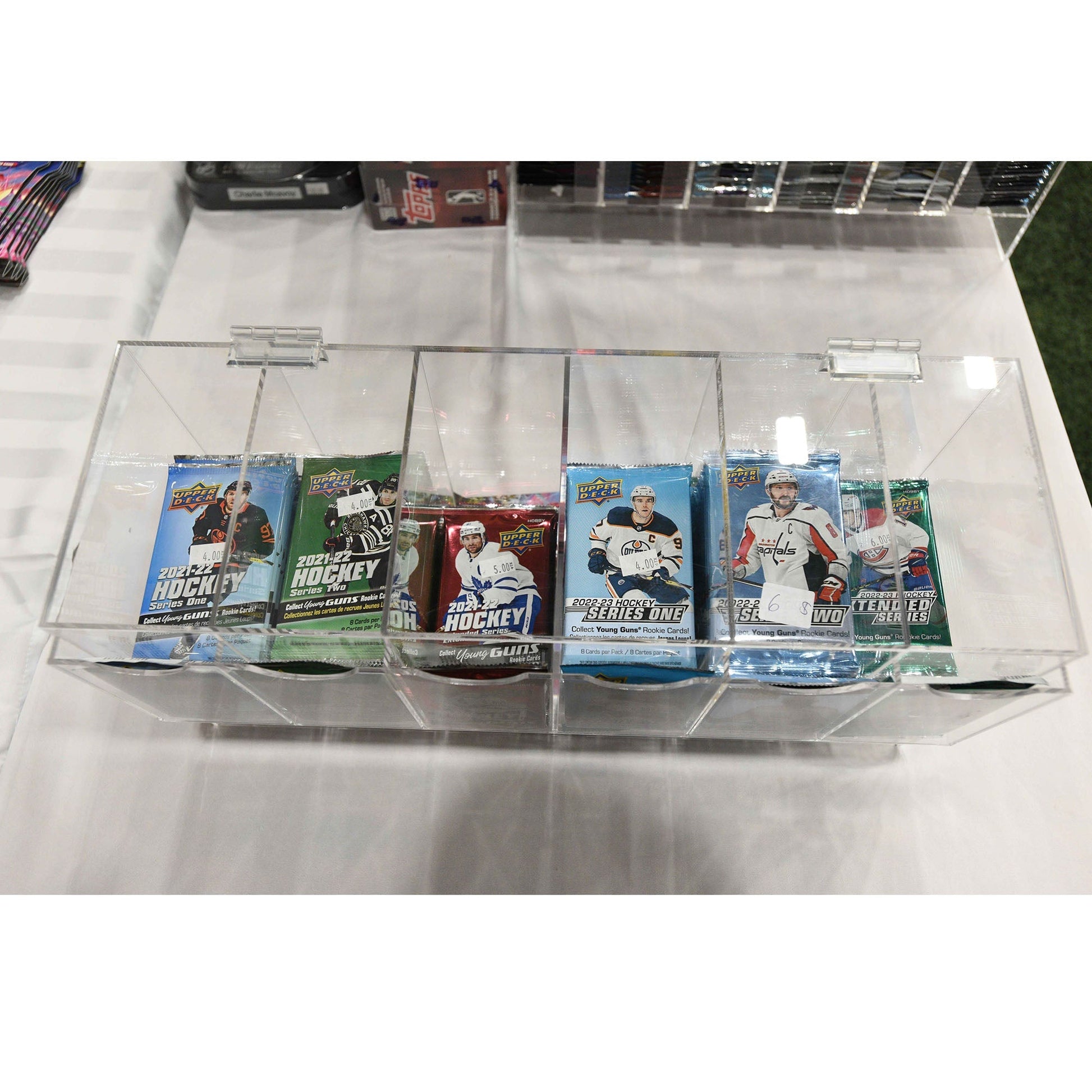 Pokémon Booster Pack 6 - Slot Acrylic Display Dispenser - 4 Packs - Jack Righteous