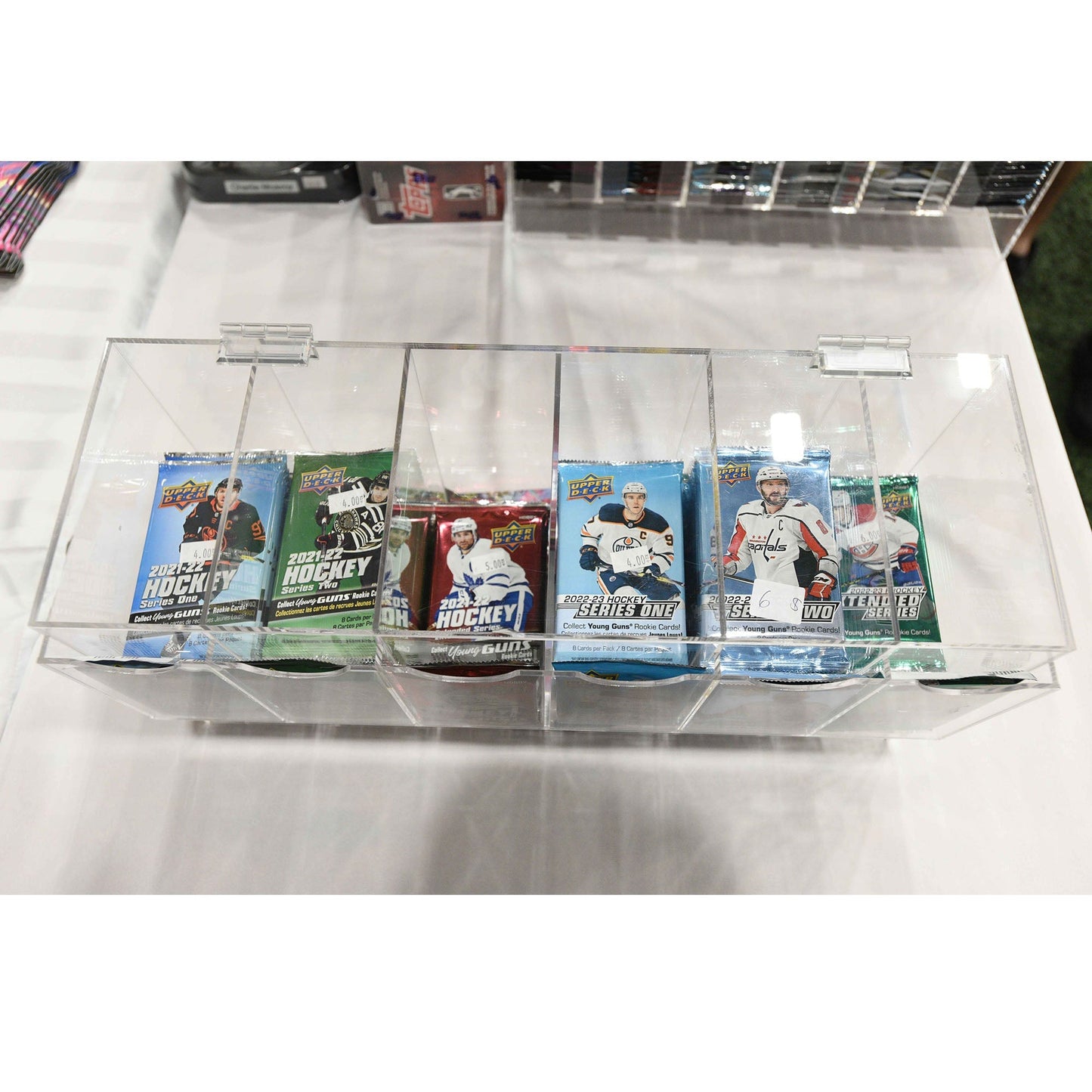 Pokémon Booster Pack 6 - Slot Acrylic Display Dispenser - 4 Packs - Jack Righteous