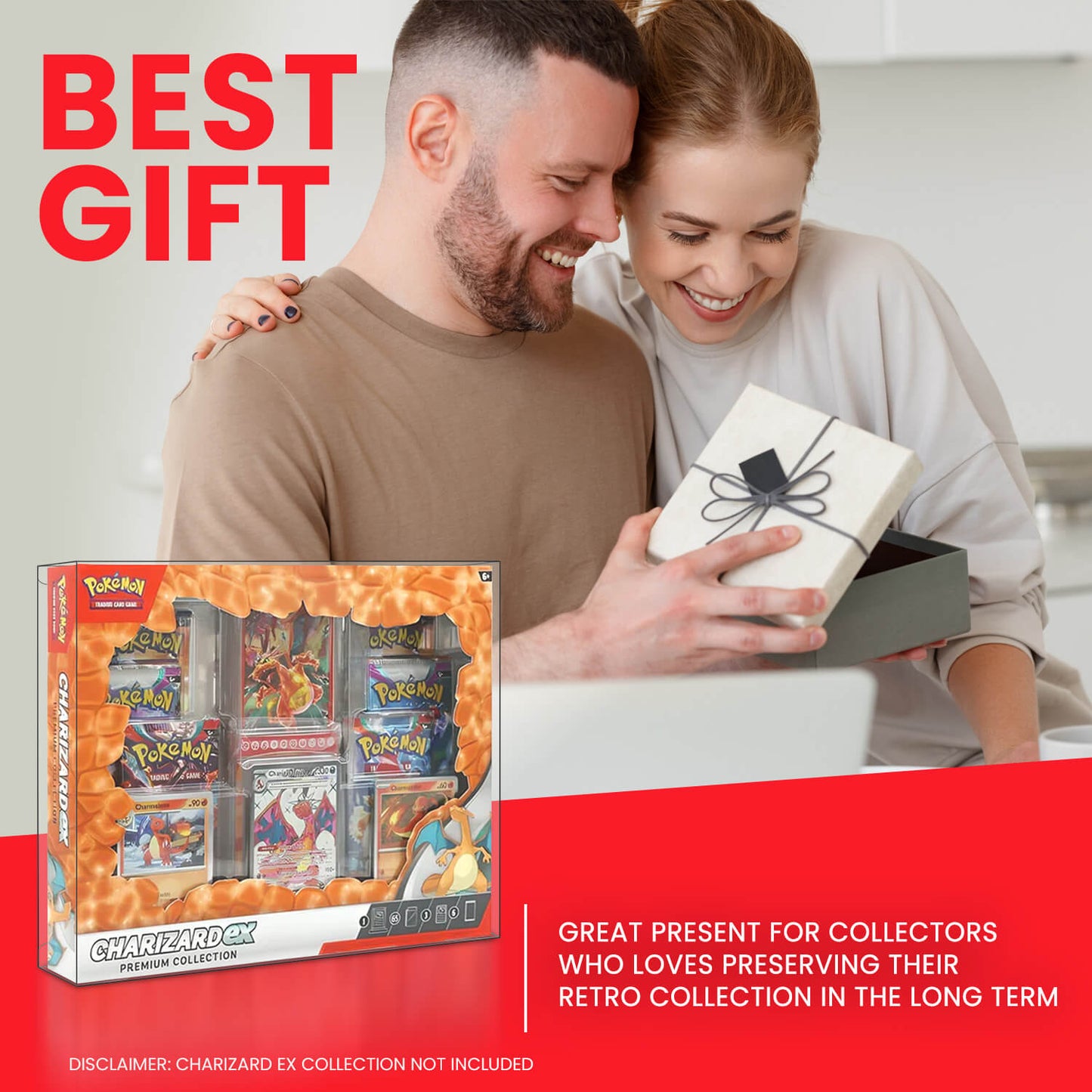 Pokemon Collection Box Protector – Charizard EX Fit (5 Pack) - Jack Righteous