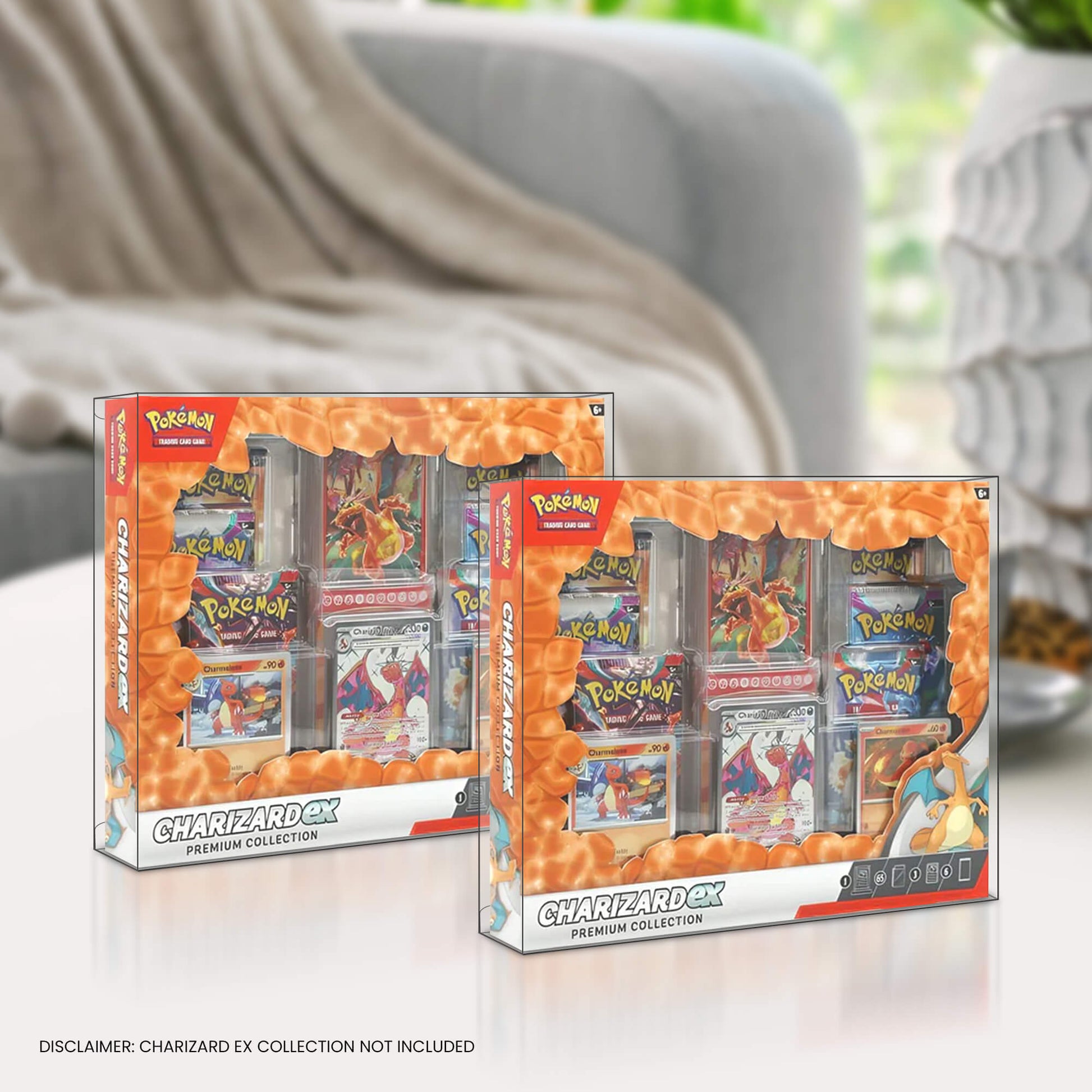 Pokemon Collection Box Protector – Charizard EX Fit (5 Pack) - Jack Righteous
