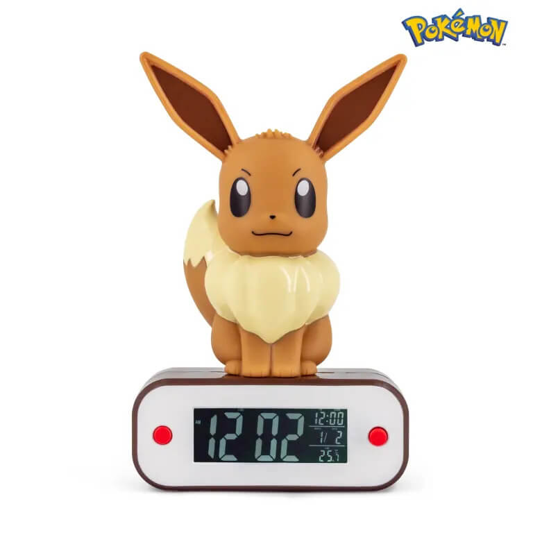 Pokémon Eevee Light - up 3D Figure Alarm Clock - Jack Righteous