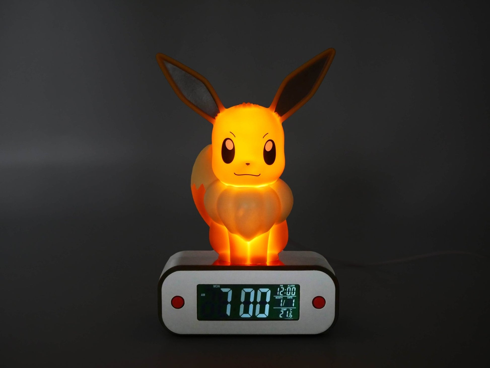 Pokémon Eevee Light - up 3D Figure Alarm Clock - Jack Righteous