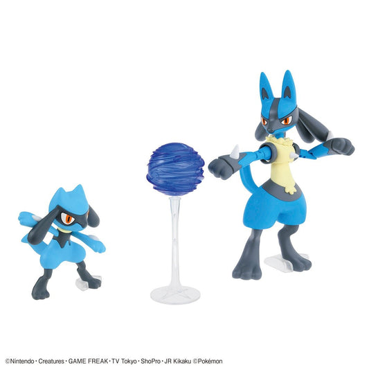 Pokémon Model Kit Lucario & Riolu - Jack Righteous