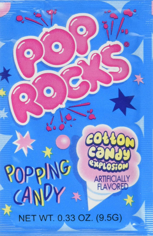 Pop Rocks Cotton Candy 9.5G