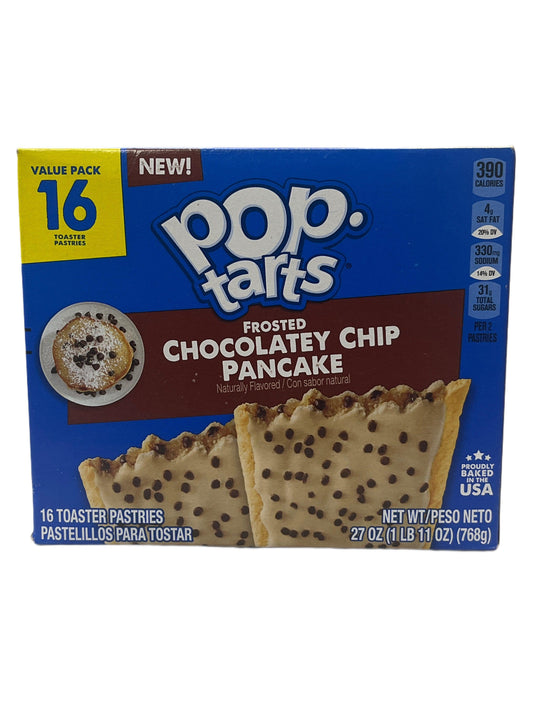 Pop Tarts Frosted Chocolatey Chip Pancake - 16 Value Pack