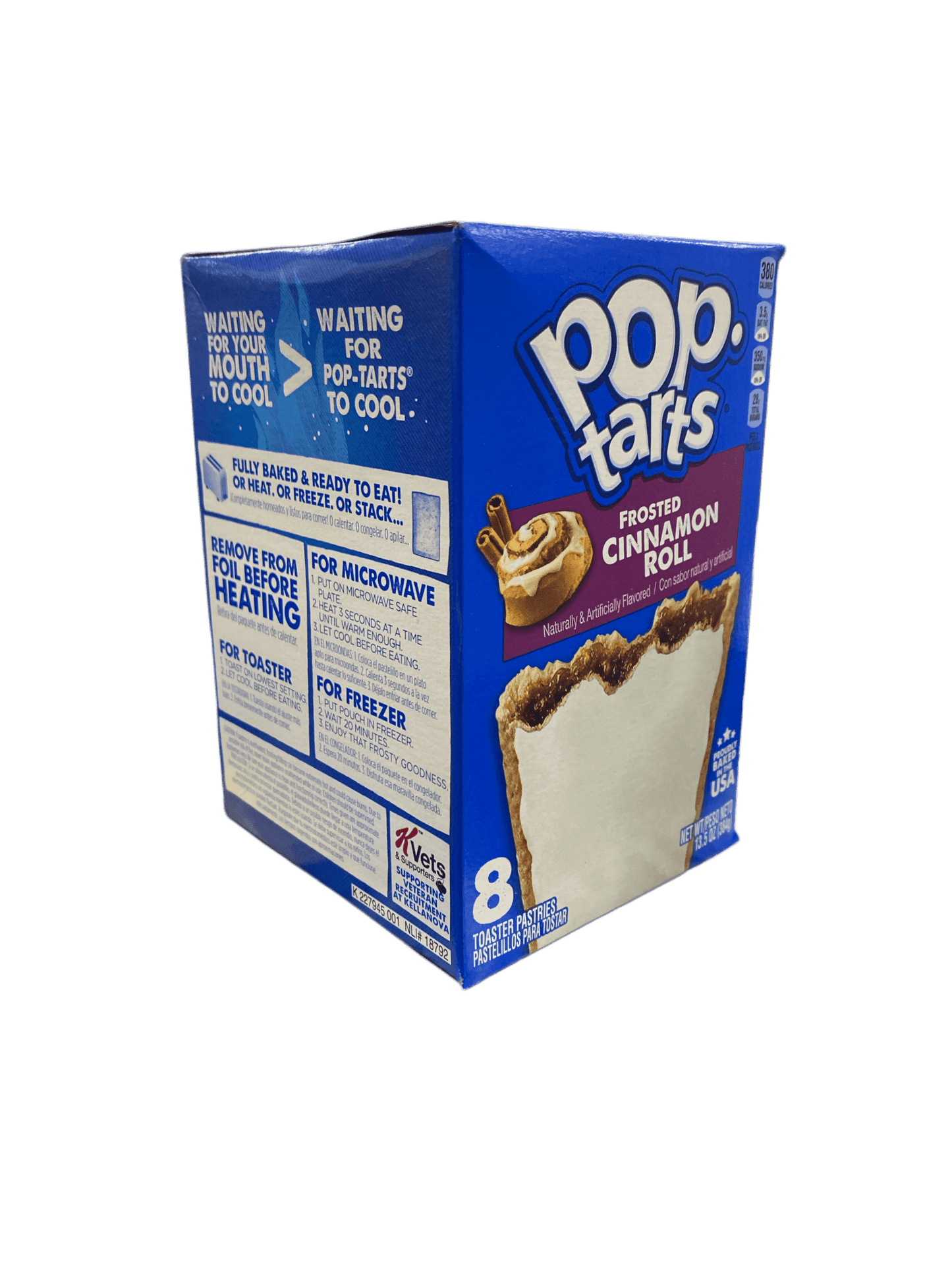 Pop Tarts Frosted Cinnamon Roll 13.5OZ - 8 Pack - U.S Edition - Jack Righteous
